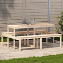 picnicbord 160x134x75 cm massivt fyrretræ