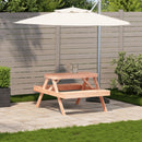picnicbord 105x134x75 cm massivt douglasgran
