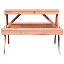 picnicbord 105x134x75 cm massivt douglasgran