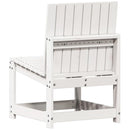 havestol 50,5x55x77 cm massivt fyrretræ hvid