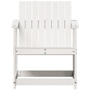 havestol 62x56x77 cm massivt fyrretræ hvid