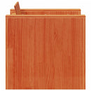 sofastol til haven 79x60x62 cm massivt fyrretræ gyldenbrun