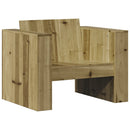 sofastol til haven 79x60x62 cm imprægneret fyrretræ