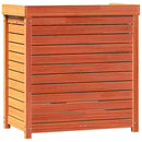 plantebord med hylder 82,5x50x86,5 cm massivt fyrretræ brun