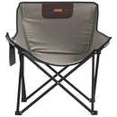 campingstole med lommer 2 stk. foldbar grå