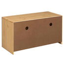 tv-bord SAUDA 99x43x55 cm massivt fyrretræ egetræsfarvet