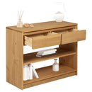 konsolbord SAUDA 89,5x36,5x73 cm massivt fyrretræ eg