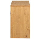 skænk SAUDA 80x43x75,5 cm massivt fyrretræ egetræsfarvet