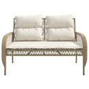 sofasæt til haven 4 dele med hynder polyrattan beige
