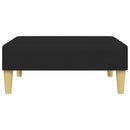 fodskammel 77x55x31 cm stof sort