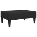 fodskammel 77x55x31 cm velour sort