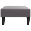 fodskammel 77x55x31 cm kunstlæder grå
