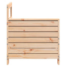 sofamodul med armlæn 69x62x70,5 cm massivt fyrretræ