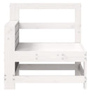 sofamodul til haven 69x62x70,5 cm massivt fyrretræ hvid