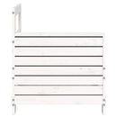 sofamodul til haven 69x62x70,5 cm massivt fyrretræ hvid