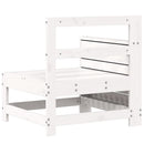 sofamodul til haven 69x62x70,5 cm massivt fyrretræ hvid