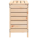 haveskammel 62x31,5x52 cm massivt fyrretræ