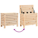haveskammel 62x31,5x52 cm massivt fyrretræ