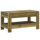 haveskammel 62x30x32 cm imprægneret fyrretræ