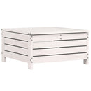 haveskammel 62x63,5x32 cm massivt fyrretræ hvid