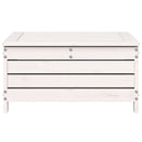 haveskammel 62x63,5x32 cm massivt fyrretræ hvid
