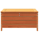 haveskammel 62x63,5x32 cm massivt fyrretræ gyldenbrun