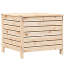 haveskammel 62x63,5x53,5 cm massivt fyrretræ