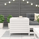 haveskammel 62x63,5x53,5 cm massivt fyrretræ hvid