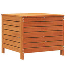 haveskammel 62x63,5x53,5 cm massivt fyrretræ gyldenbrun