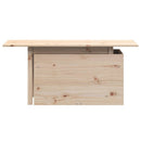 havebord 100x50x75 cm massivt fyrretræ