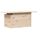havebord 100x50x75 cm massivt fyrretræ
