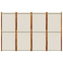 4-panels rumdeler 280 x 180 cm lysegrå
