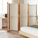 6-panels rumdeler 420 x 180 cm lysegrå