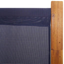 6-panels rumdeler 420 x 180 cm mørkeblå