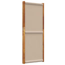 3-panels rumdeler 210 x 180 cm gråbrun