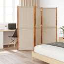 3-panels rumdeler 210 x 180 cm gråbrun
