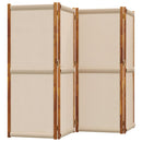 4-panels rumdeler 280 x 180 cm gråbrun