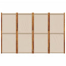 4-panels rumdeler 280 x 180 cm gråbrun