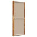 4-panels rumdeler 280 x 180 cm gråbrun