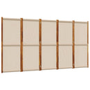 5-panels rumdeler 350 x 180 cm gråbrun