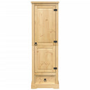 klædeskab Corona 55x38x170 cm massivt fyrretræ