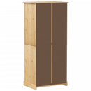 klædeskab Corona 76x50x170 cm massivt fyrretræ