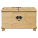 opbevaringsboks Corona 90x78x45 cm massivt fyrretræ
