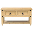 sofabord med skuffer Corona 85x50x45 cm massivt fyrretræ