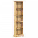bogreol Corona 46x20x170 cm massivt fyrretræ