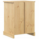 hi-fi-skab Corona 60x50x82 cm massivt fyrretræ