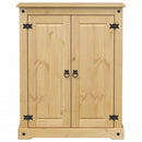 skoskab Corona 86x38,5x108 cm massivt fyrretræ