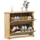 skoskab Corona 99x32x85 cm massivt fyrretræ