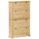 skoskab Corona 99x32x163,5 cm massivt fyrretræ