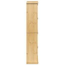 skoskab Corona 99x32x163,5 cm massivt fyrretræ